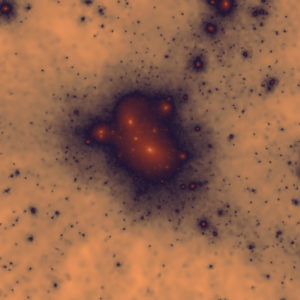 dm_mass_map_galaxy_1_size_3.00Mpc